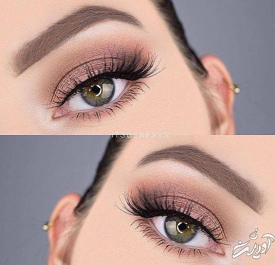 ابرو برای صورت بیضی